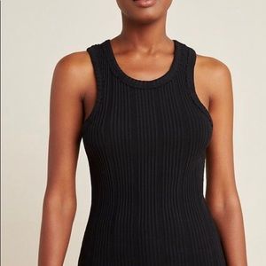 ANTHROPOLOGY black sweater tank